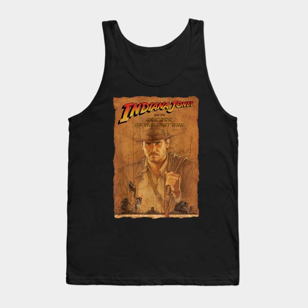 Lucasfilm Indiana Jones Raiders of the Lost Ark Poster Art Tank Top by Trogexy Pearcepn